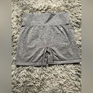 Gymshark Vital Seamless Gray High Waist Workout Shorts Size Small